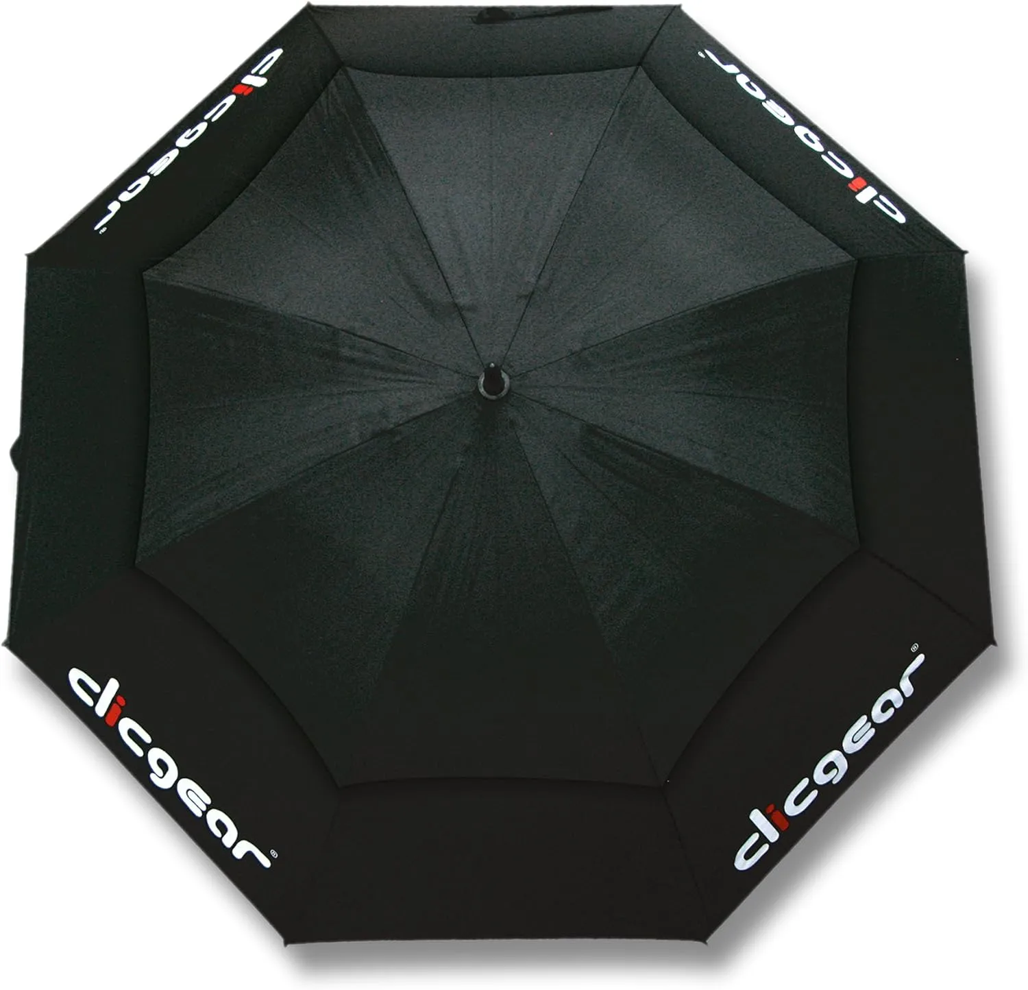 Clicgear UV 68 Inch Dual Canopy Golf Umbrella Black
