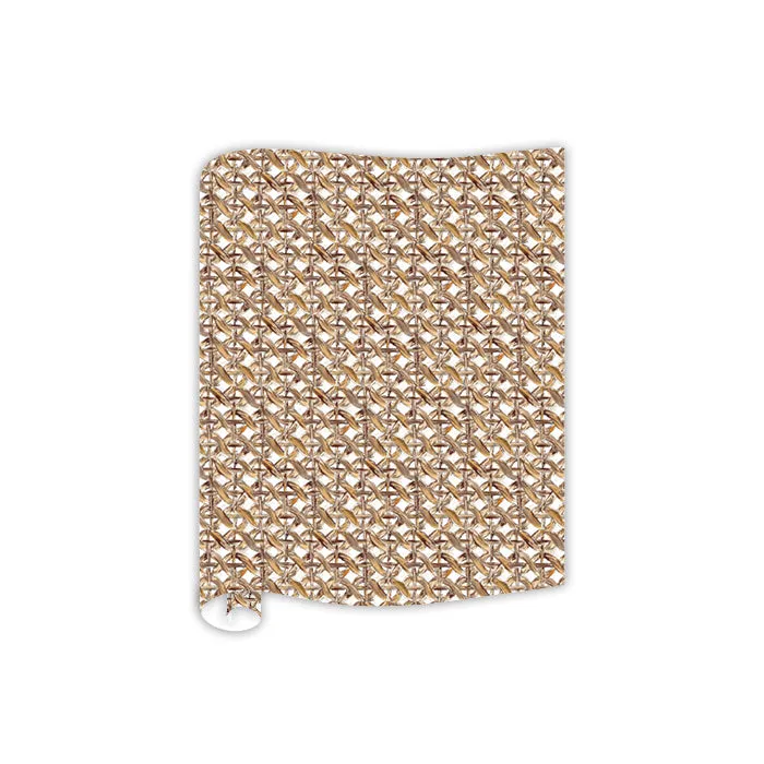Coastal Braided Rattan Table Runner