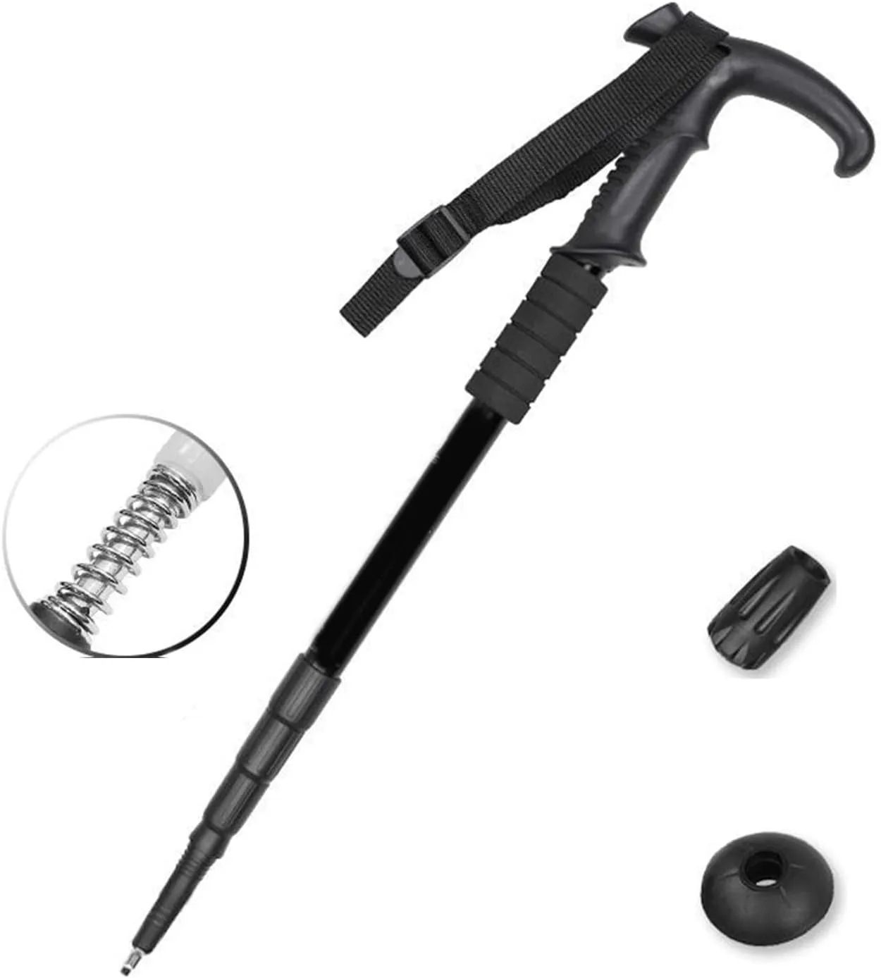 Comfortable Grip Hiking Poles High Strengths Aluminum Alloys Trekking Staff for Mountain Climbing and Snow Walking