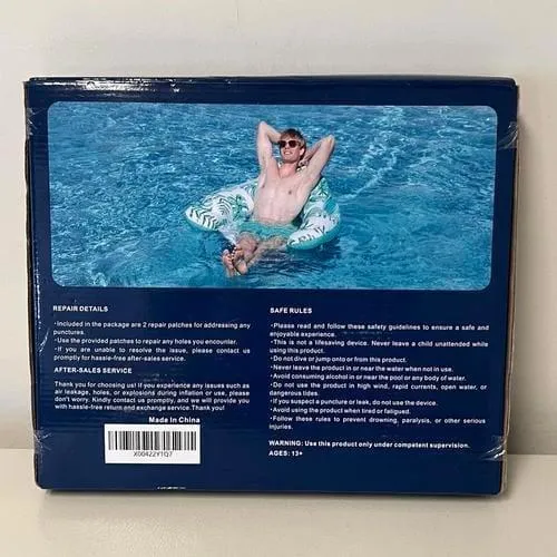 Comfortable Inflatable Pool Float with Canopy