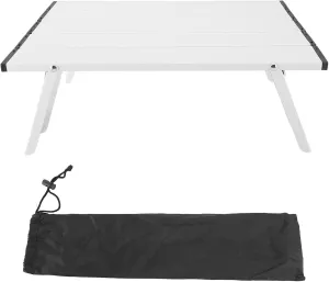 Compact and Lightweight Aluminum Folding Table for Outdoor Enthusiasts Easy Fold Design Suited for Campers, Backpackers, and Picnickers The Travel Friendly Table for Every