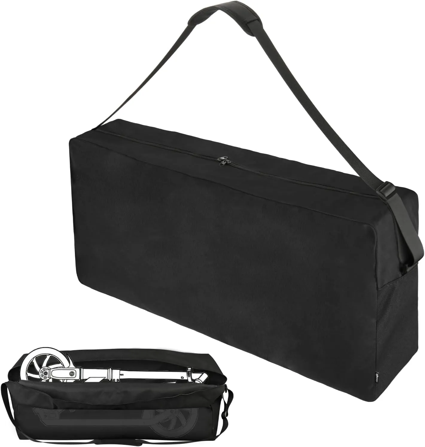 Cosmos Portable Kick Scooter Bag Scooter Carry Bag Heavy Duty Scooter Storage Bag with Adjustable Strap, Foldable Scooter Carry Bag Compatible with Razor A5 Lux Kick Scooter, 33''L x 7.1''W x 16.5''H