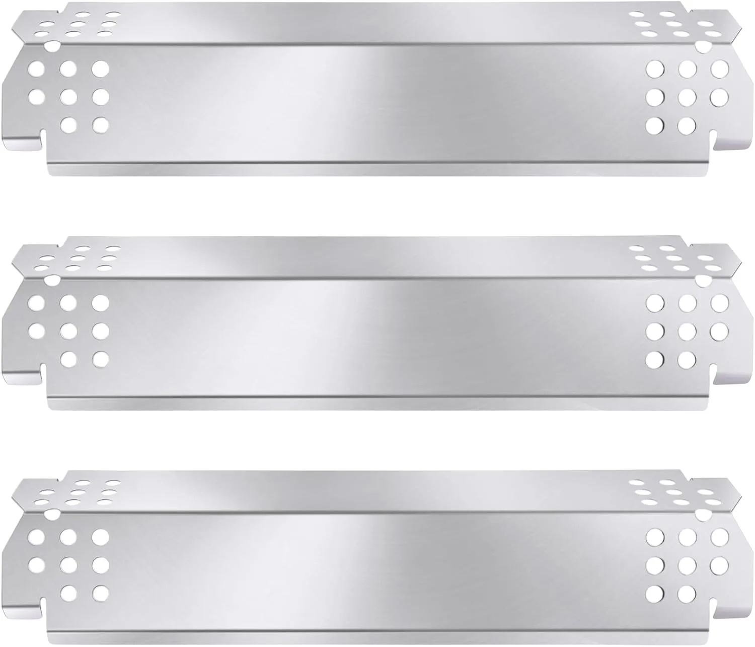 Criditpid Grill Heat Plate Replacement Parts for Home Depot Nexgrill 720-0925S 720-0864 720-0864M, Stainless Steel Grill Heat Tent, Flame Tamer for BBQ PRO 3 Burner 122.20148511, Members Mark 720-0839
