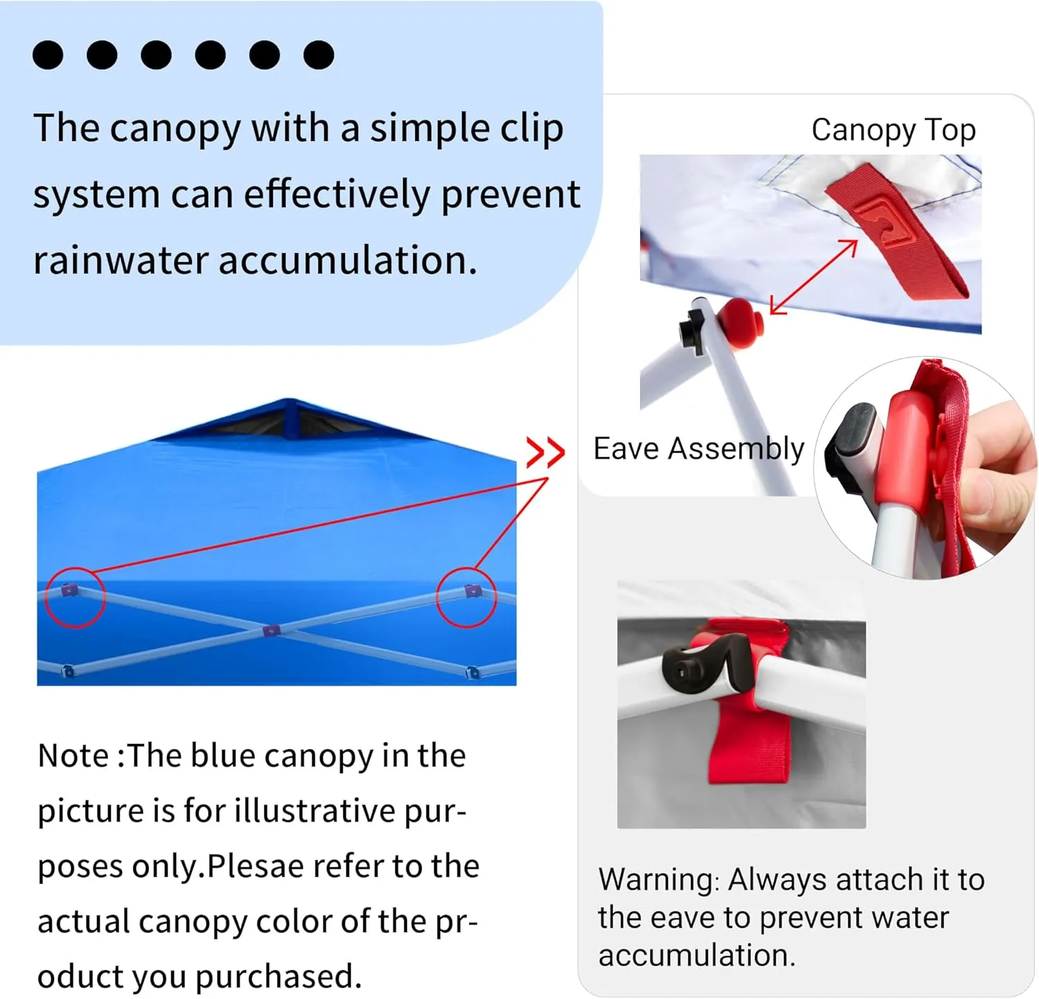 CROWN SHADES Canopy Tent 10x10 Pop Up Canopy Outdoor Shade with Pockets Sidewall, Easy Up Sun Shelter with One Person Set Up Center Lock, Portable Instant Camping Beach Canopy Tents, Orange