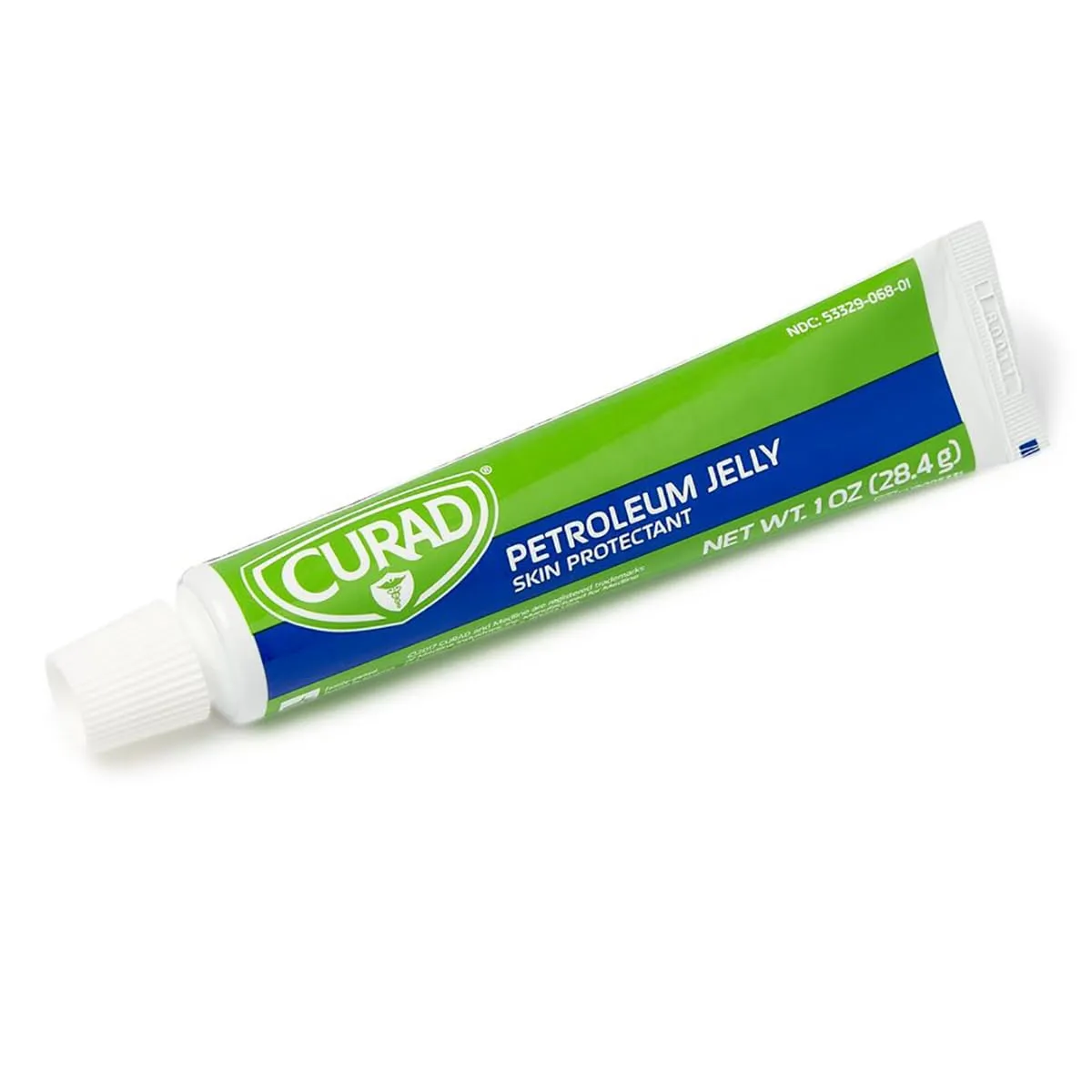 CURAD Petroleum Jelly Skin Protectant, Ointment for Dry Cracked Skin, 1 oz Tube (12 Pack)