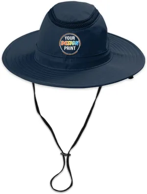 Custom Embroidered Brim Hat Add Your Design Logo Adjustable UPF 30  Travel Fishing Sun Hats