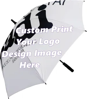 Custom Full Printing Umbrellas Customized Logo Golf Umbrellas Windproof Large Personalized Golf Umbrella with Photo or Design for Gifts