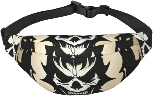 Devil Satan Men'S And Women'S Waist Pack, Crossbody Bag With Adjustable Belt For Running, Traveling, Sports, Hiking