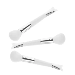 Didiseaon 3pcs Multi-functional Double-ended Blush Brush for Travel Soft Bristles Highlighter Nose Contour Brush Set for Women