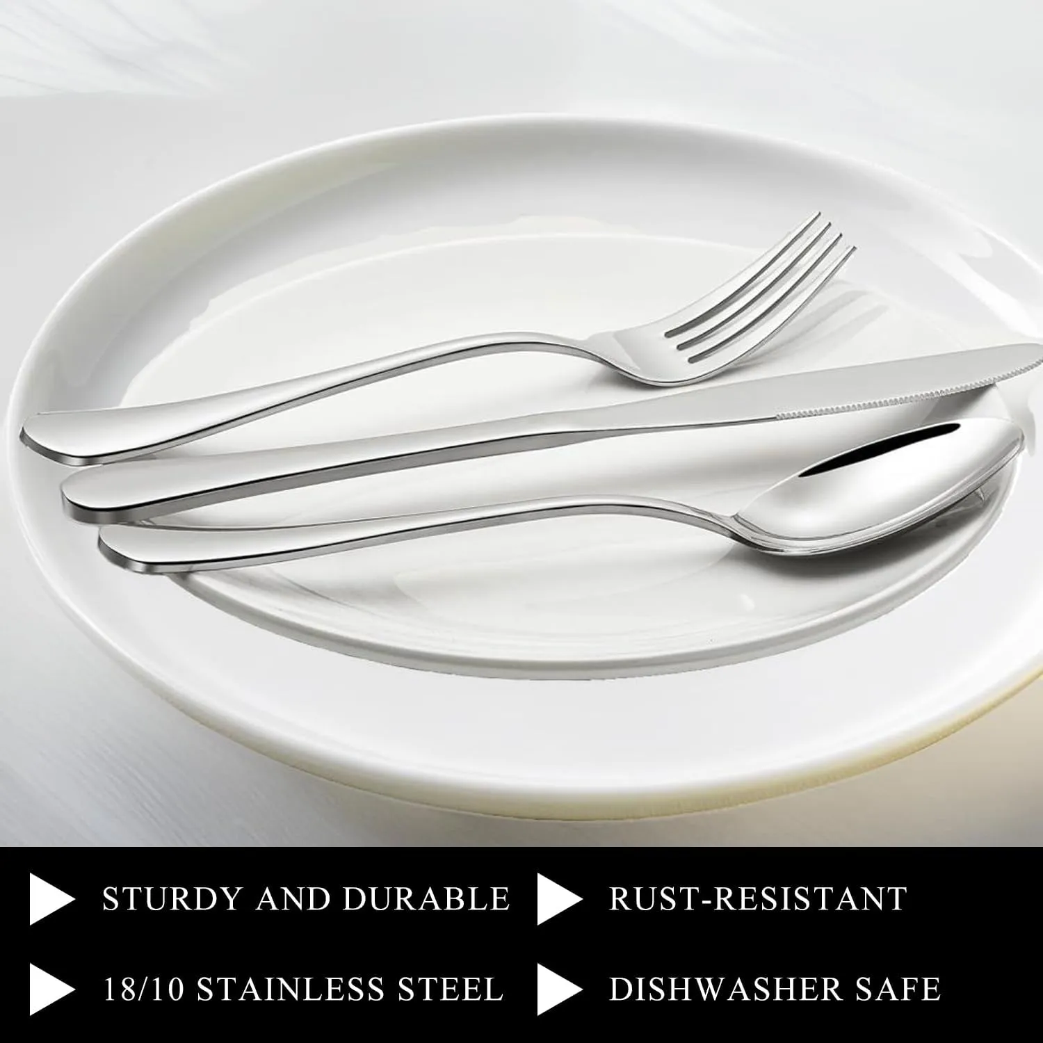 Dinner Forks and Salad Forks Silverware Set Of 20 Pieces, Stainless Steel Forks, Mirror Polished Fork Set, Cutlery Utensils Set of forks, Apartment Essential Flatware