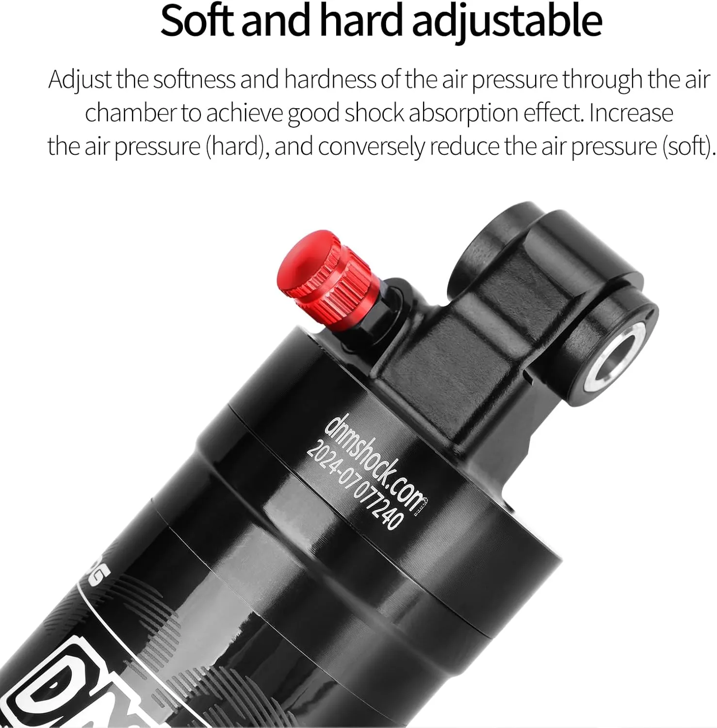 DNM AO-6 Mountain Bike Air Rear Shock AL 6061 Shock Body Adjustable Air Pressure 125mm (4.92") x 20mm / 150mm (5.90") x 31mm (150mm x 31mm (5.90mm" x1.22"))