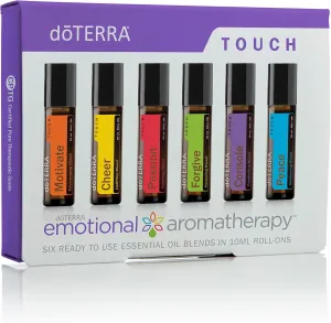 doTERRA - Aromatherapy System Touch Kit - 6 Roll-ons (10 mL Each)
