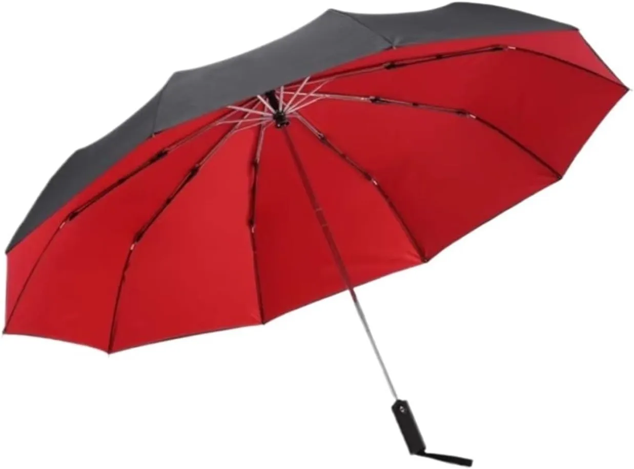 Double Layer Windproof Umbrella - Automatic Luxury Business Umbrella for Men and Women, 10K Strong Resistance to Heavy Rain