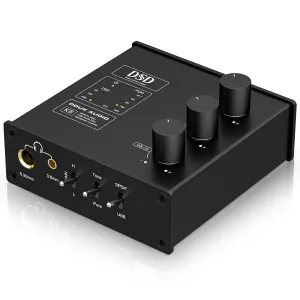 Douk Audio K5 PC DAC Headphone Amplifier Digital to Analog Converter with USB & Optical Input DSD256 for Amplifiers, Speakers, Mac, Computer (K5-US)