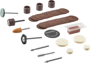 Dremel 730-01 All-Purpose Rotary Tool Accessories Kit - 52 Piece Assorted Set- Includes a Carving Bit, Sanding Drums, Grinding Stones, Cutting Discs, and a Storage Case (Pack of 2)