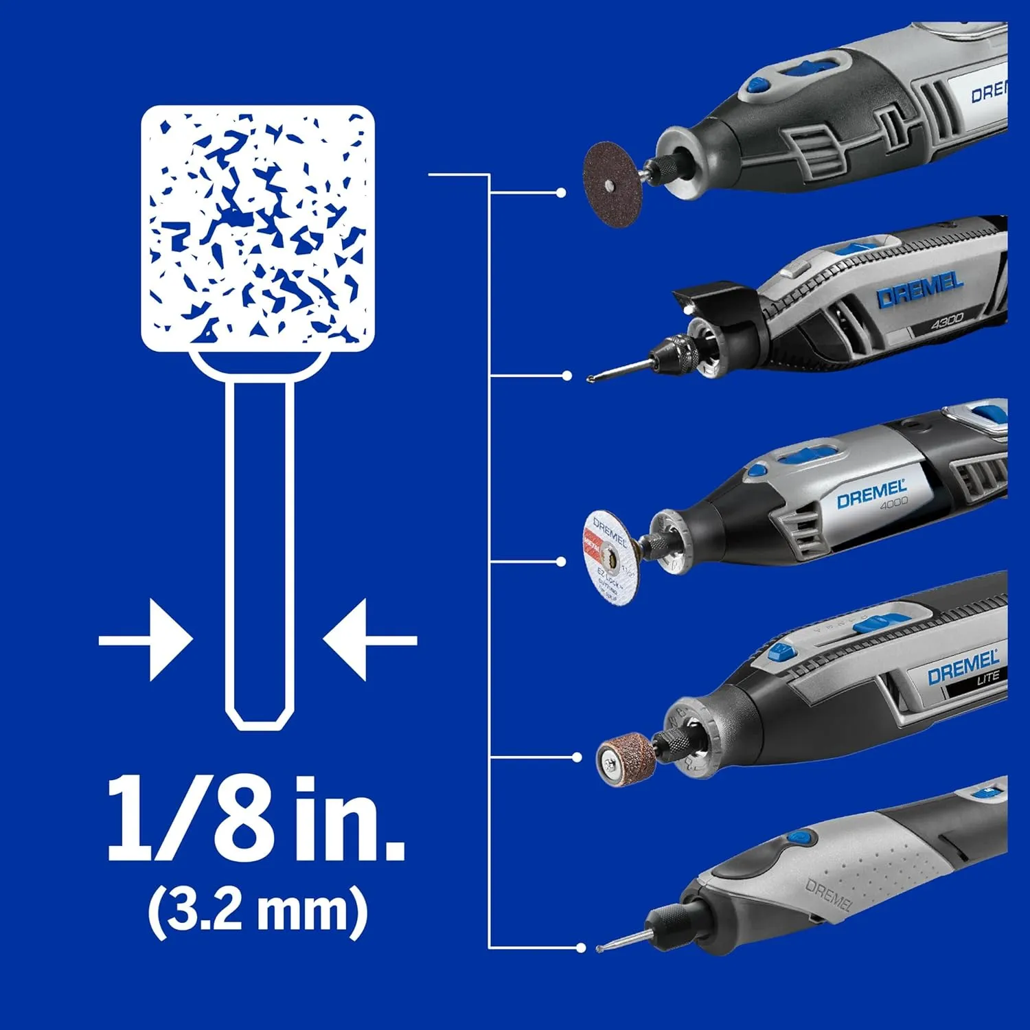 Dremel 730-01 All-Purpose Rotary Tool Accessories Kit - 52 Piece Assorted Set- Includes a Carving Bit, Sanding Drums, Grinding Stones, Cutting Discs, and a Storage Case (Pack of 2)