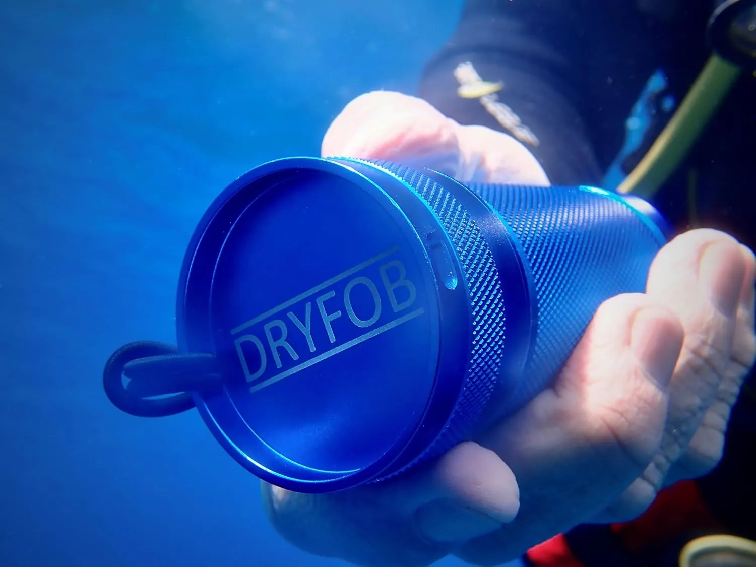 DRYFOB Waterproof Car Key FOB Container, Case, Holder - for Scuba Diving and Watersports. Rugged Aluminum. Rated to 330ft(100m)