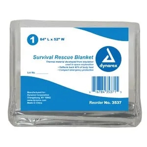 Dynarex 3537 Foil Emergency Blankets