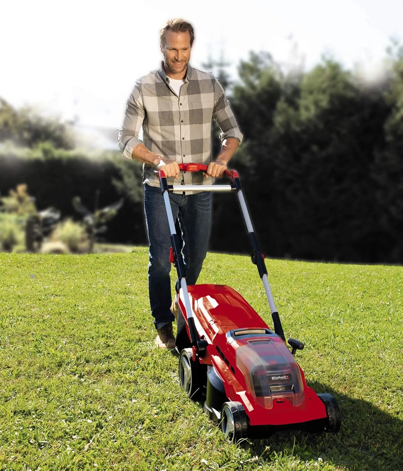 Einhell Ge-Cm 36/37 Li-Solo Battery Powered Lawn Mower - Einhell