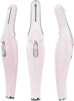Electric Eyebrow Trimmer, Eyebrow Hair Razor for Women and Man Portable Facial Hair Shaper for Eyebrows, Nose, Upper and Lower Lips, Armpit, Bikini Arms and Legs Elitzia ETSR2106 (Pink)