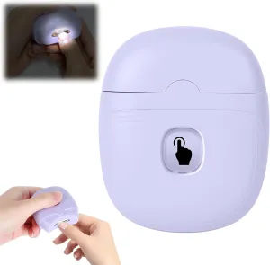 Electric Nail Clipper, Electric Nail Trimmer with Nail Clip Storage and LCD Light, USB Rechargeable & 2 Speed Gears Automatic Safety Fingernail Trimmer for Kids Adults (Purple)