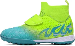 Eliogn Kids' Turf Soccer Shoes Indoor Football Outdoor Soccer Shoes Athletic Actual Combat Training Shoes(Little Kid/Big Kid)