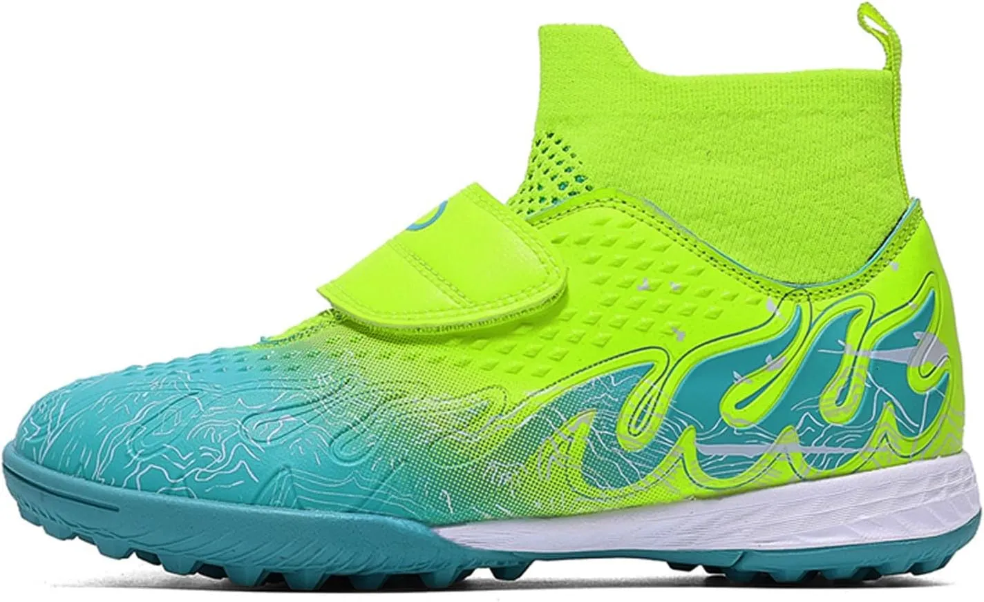 Eliogn Kids' Turf Soccer Shoes Indoor Football Outdoor Soccer Shoes Athletic Actual Combat Training Shoes(Little Kid/Big Kid)