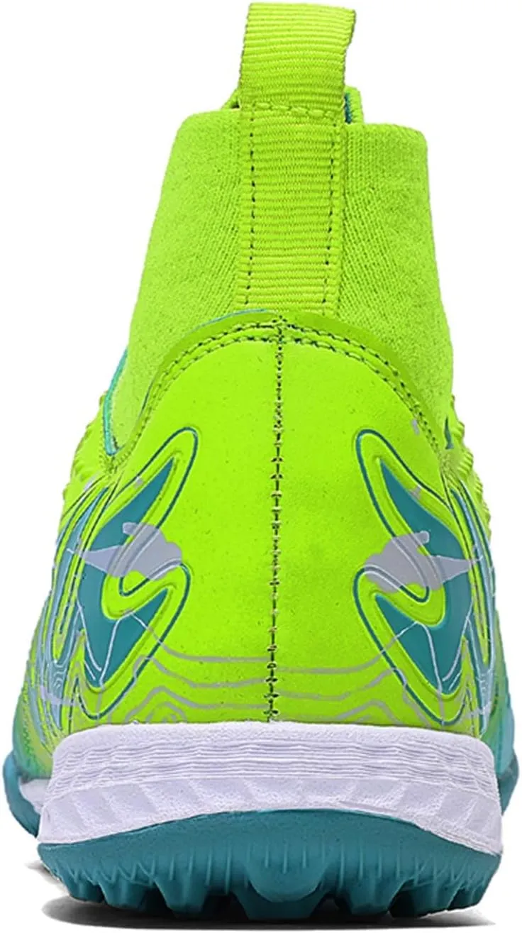 Eliogn Kids' Turf Soccer Shoes Indoor Football Outdoor Soccer Shoes Athletic Actual Combat Training Shoes(Little Kid/Big Kid)