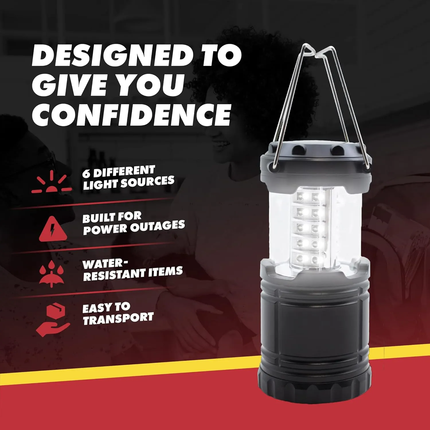 Emergency Zone Power Outage Emergency Kit - Items to Provide Light in Durable Nylon Pouch