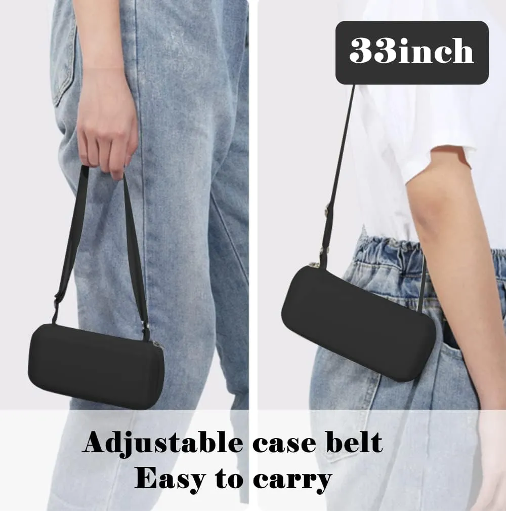 ESUFEIR Mini Travel Sun Umbrella for Purse With Case,Small Compact UV Umbrella Protection Sun,Lightweight Portable Parasol Windproof for Women Men Kids (Black)