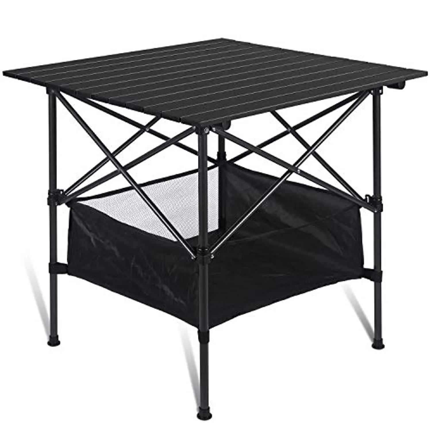 Esup Folding Camping Table Portable Ultralight Picnic Aluminum Roll-up Compact Table with Carrying Bag for Hiking,Outdoor,Camping, Beach,Backyard, BBQ, Party, Patio, Fishing