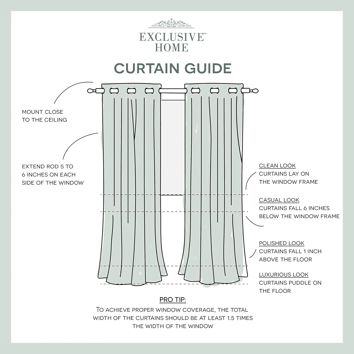 Exclusive Home Canopy Stripe Indoor/Outdoor Grommet Top Curtain Panel, 54"x84", Sunbath / White, Set of 2