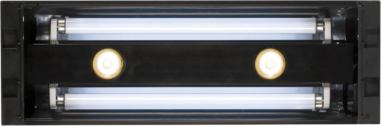 Exo Terra Dual Top UV Light & Basking Spot Canopy for Reptile Terrariums, PT2232
