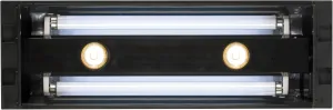 Exo Terra Dual Top UV Light & Basking Spot Canopy for Reptile Terrariums, PT2232