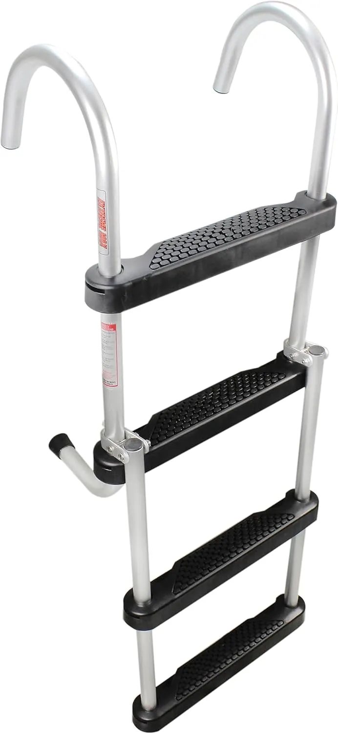 Extreme Max 3005.4086 Folding 4-Step Pontoon Ladder