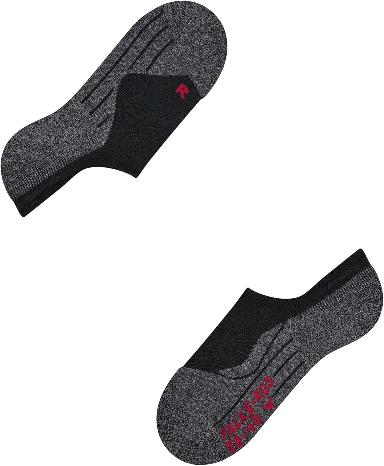 FALKE Women's RU3 Comfort Invisible Running Socks, Padded, 1 Pair