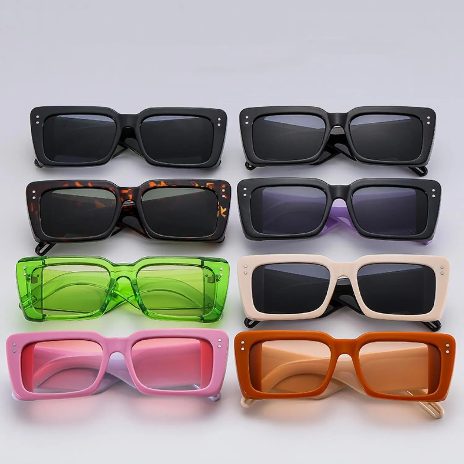 Fashion Sunglasses for Women Men Retro Big Frame Luxury Sun Glasses Trending Shades Uv400 Eyeglasses