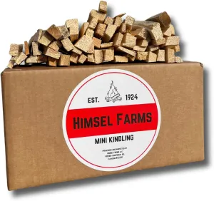 Fire Starter Aid, Dry Pine Mini Kindling for Small Solo Stoves, 5.5 inches, 1/4 cu ft Box