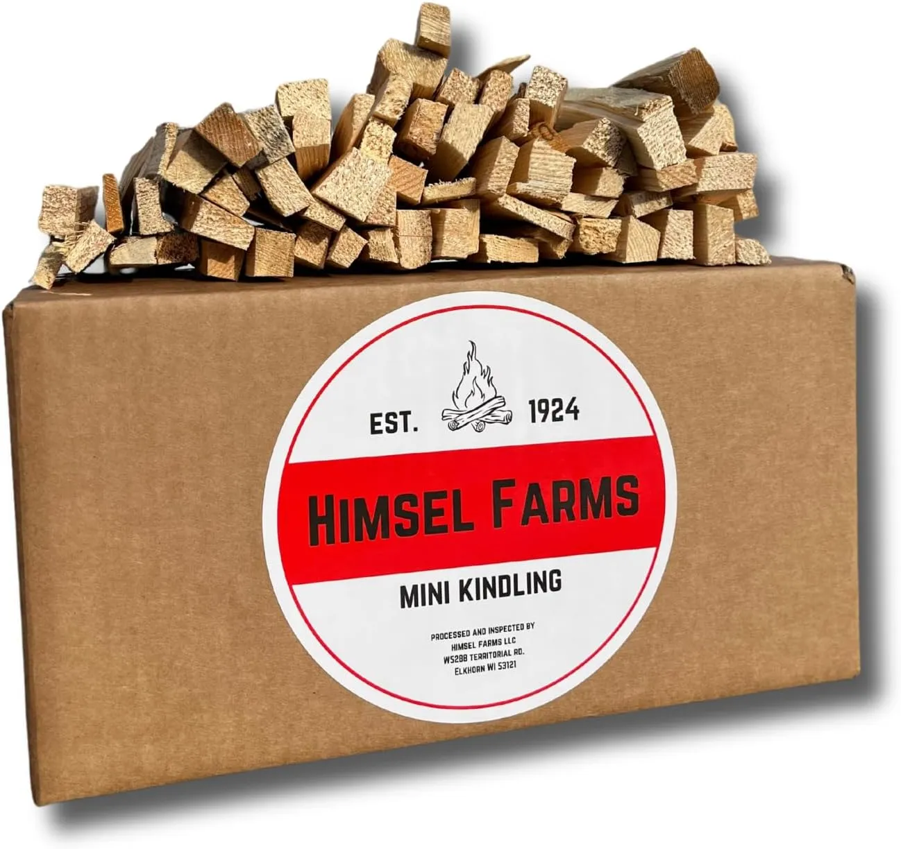 Fire Starter Aid, Dry Pine Mini Kindling for Small Solo Stoves, 5.5 inches, 1/4 cu ft Box