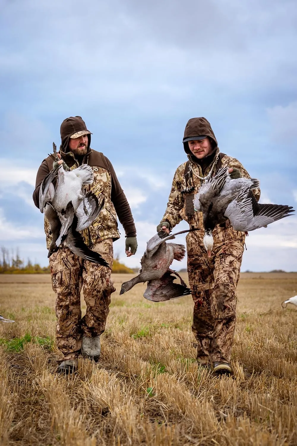 First Lite Men's Primer Puffy Jacket - Insulated Windproof Camo Waterfowl Hunting Coat