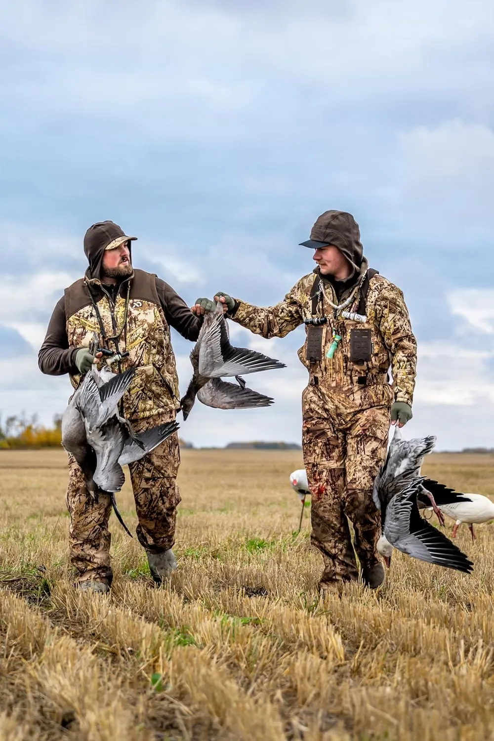 First Lite Men's Primer Puffy Jacket - Insulated Windproof Camo Waterfowl Hunting Coat