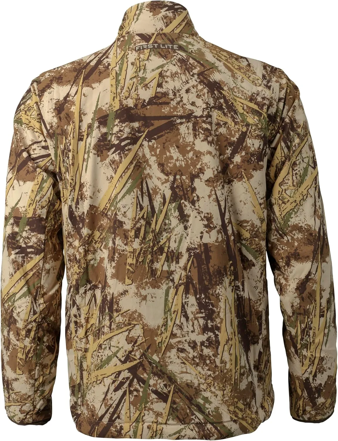 First Lite Men's Primer Puffy Jacket - Insulated Windproof Camo Waterfowl Hunting Coat