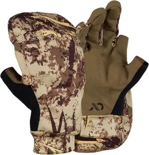 First Lite Trigger Flip Mitt - Waterproof Windproof Camo Hunting Gloves