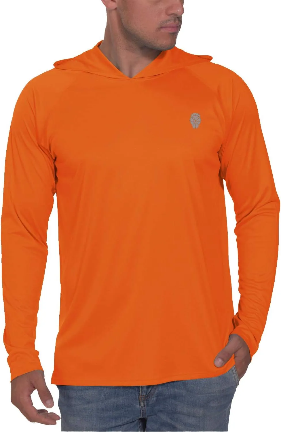 Fishing Shirts for Men Long Sleeve - Sun Protection SPF 50  UV Tshirt Hoodies