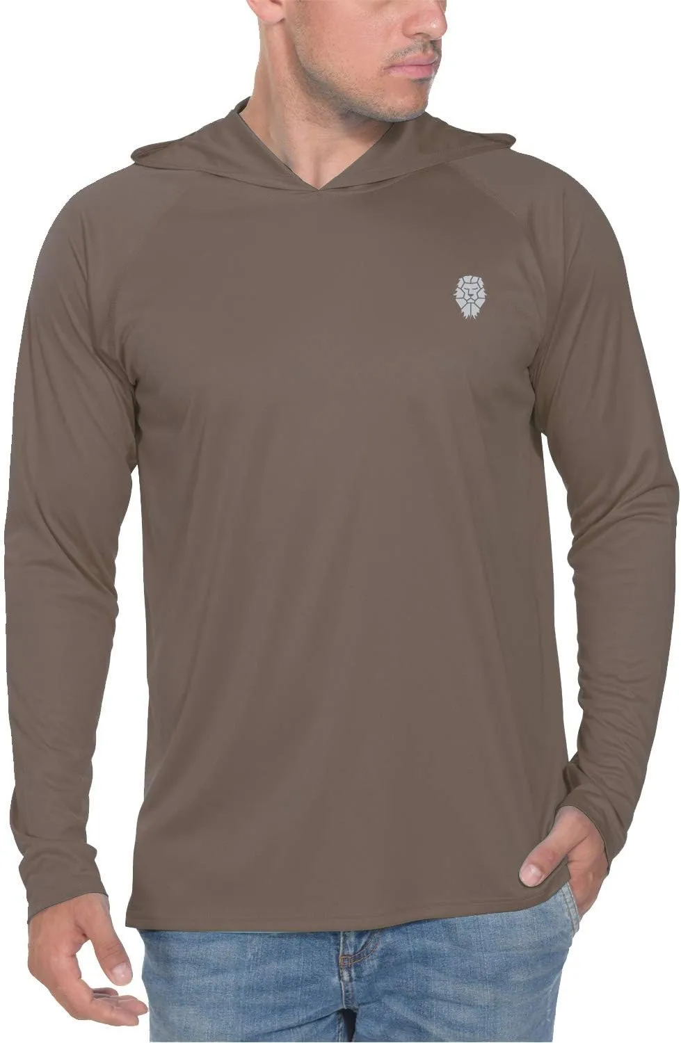 Fishing Shirts for Men Long Sleeve - Sun Protection SPF 50  UV Tshirt Hoodies