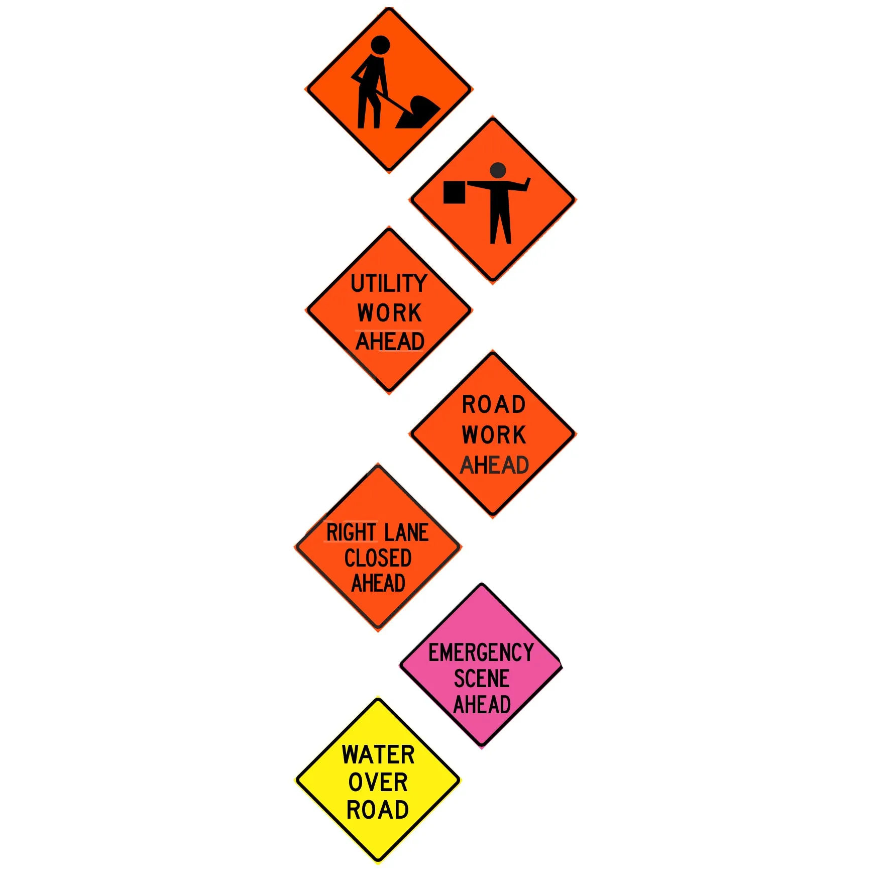 Fold & Roll™ Roll-Up Signs - 48 in. x 48 in.