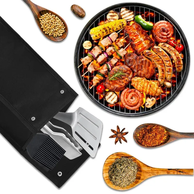 Foldable Bbq Kit Storage Bag For Picnics 16 X 16 X 51 Cm