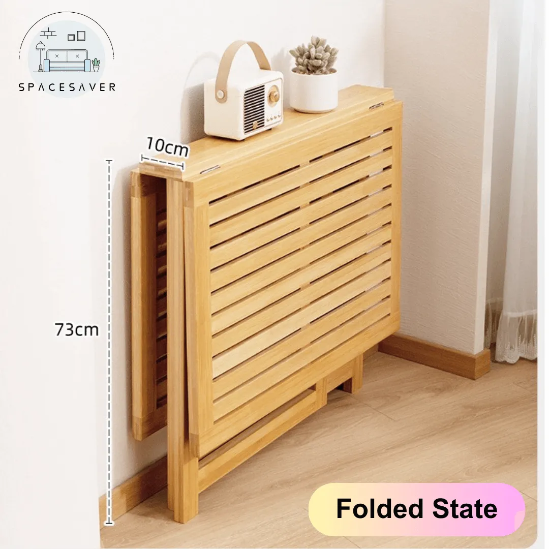 Foldable household dining tables and chairs/Portable and Economical Small Table for Small Apartments (Suitable for Living & Dining Rooms)