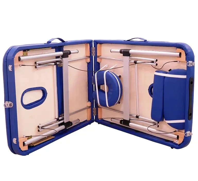 Folding aluminum massage table - Herbitas