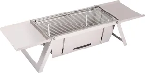 Folding Barbecue Grill, Portable Stainless Steel Grate with Storage Bag, OutdoorStove Burner, Lightweight Stable Space-Saving, for Terrace Patio Backyard Camping Hiking Beach